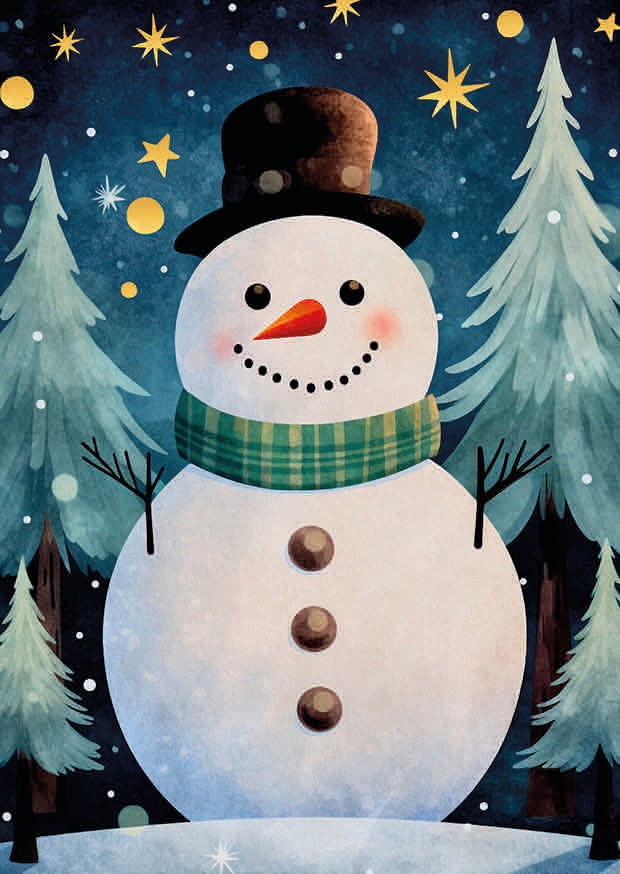 GOLD SCHNEEMANN IM WALD