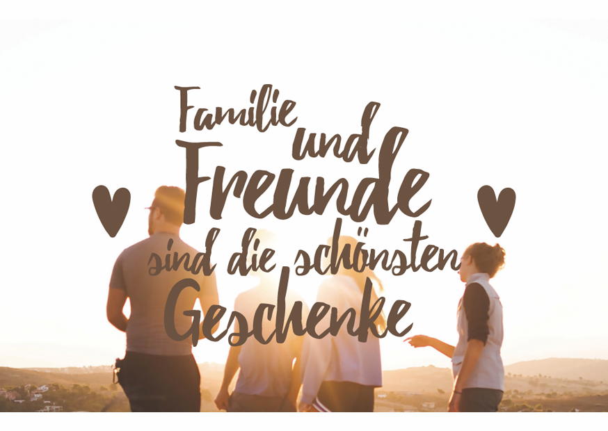 Familie Und Freunde Sind Die Schönsten - Magnete