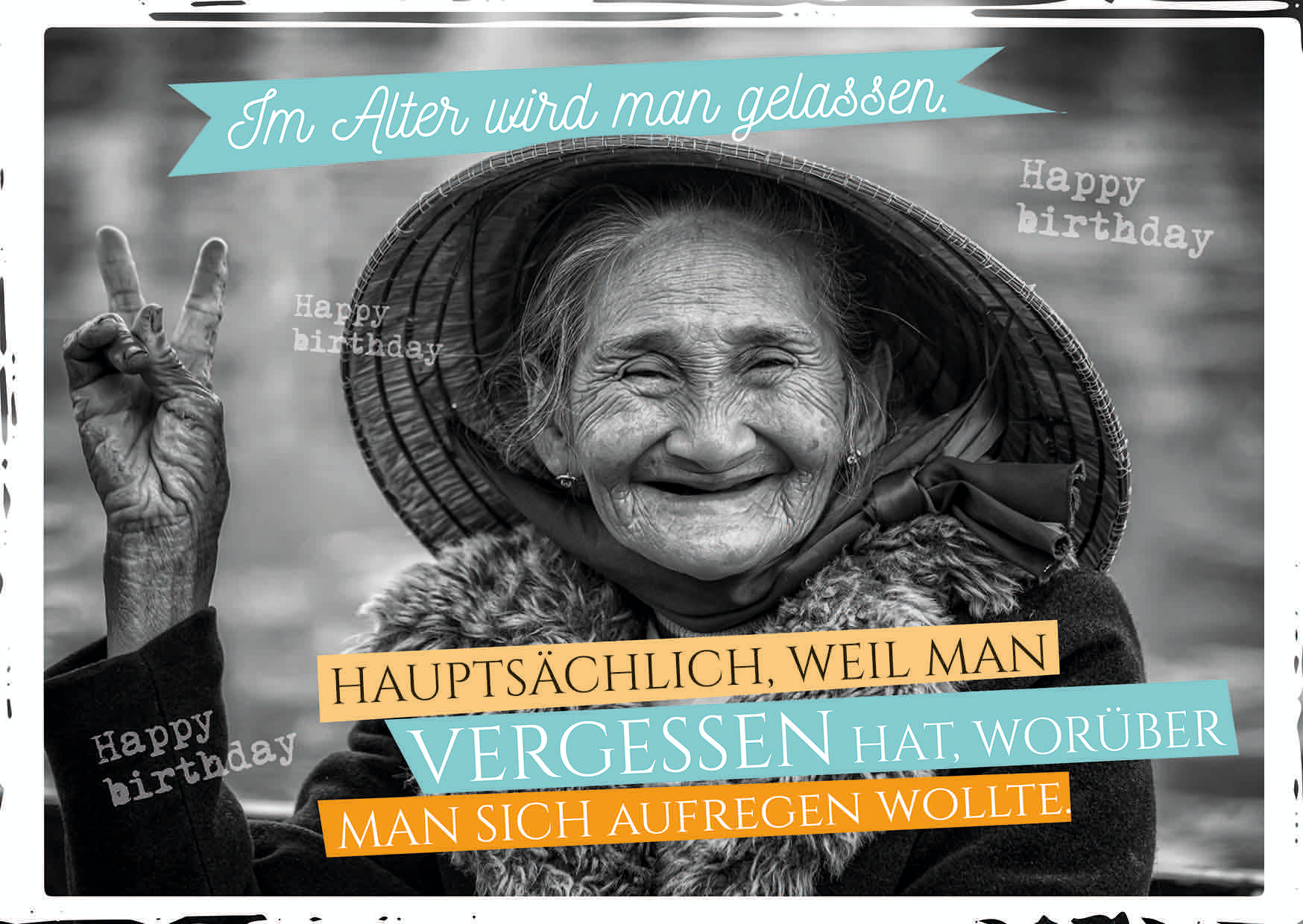 IM ALTER WIRD MAN GELASSEN