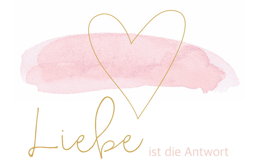 Liebe Ist Die Antwort - Magnete Gold