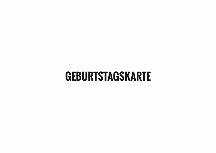 Geburtstagskarte