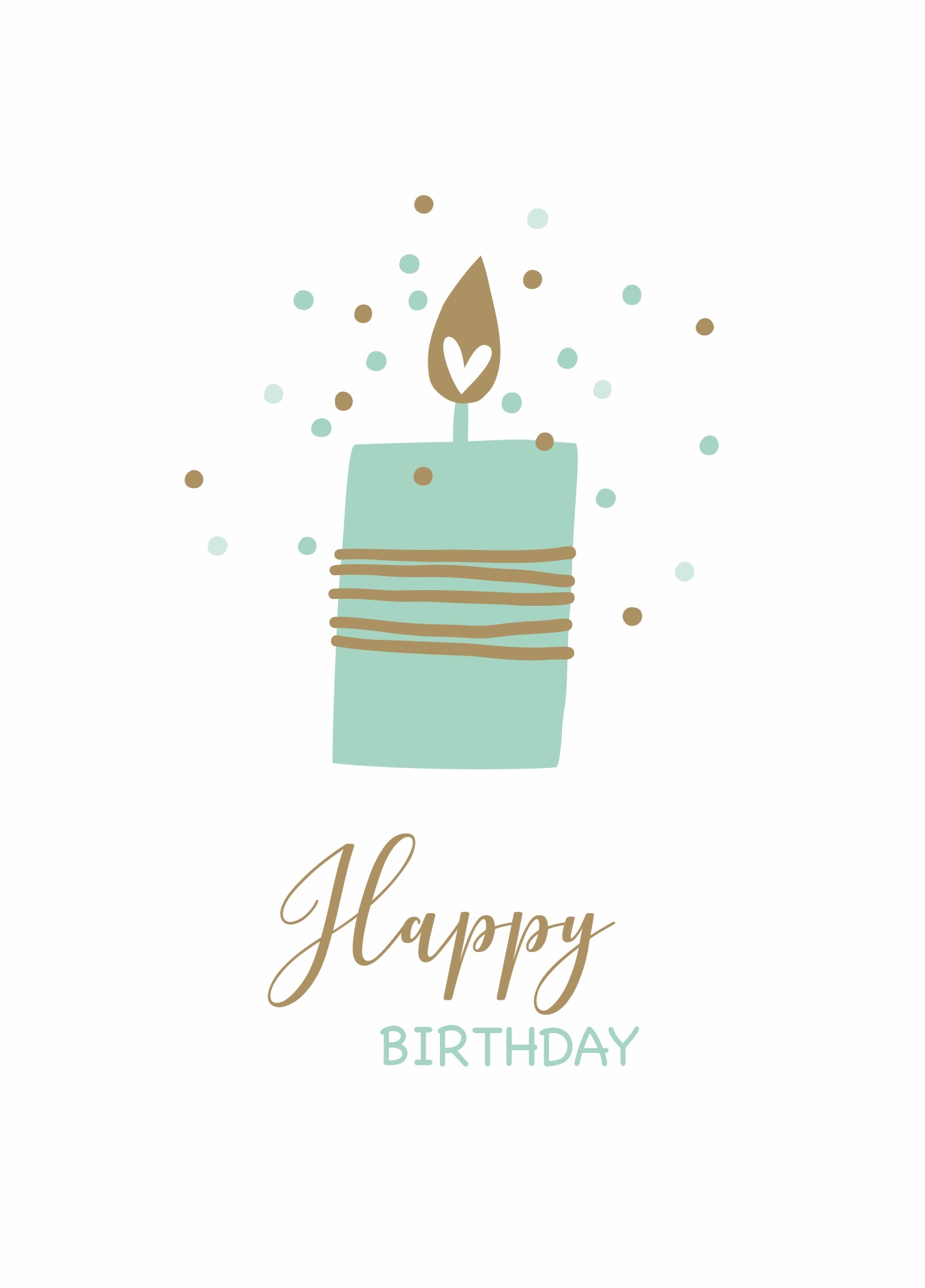 HAPPY BIRTHDAY KERZE