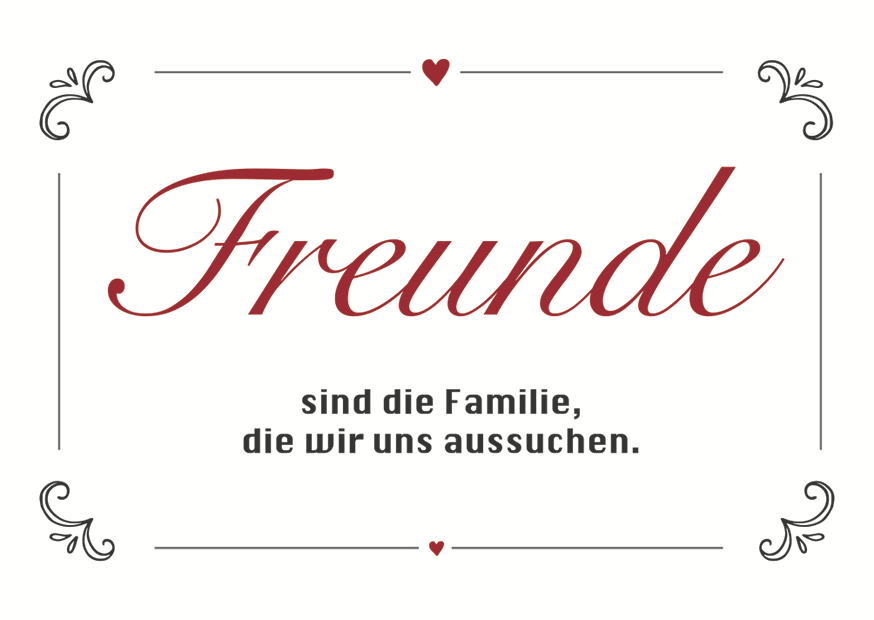 FREUNDE SIND DIE FAMILIE - MAGNETE