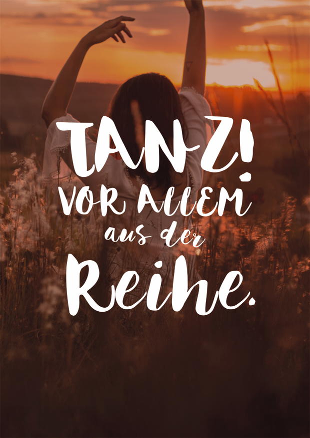 TANZ! VOR ALLEM AUS DER REIHE.