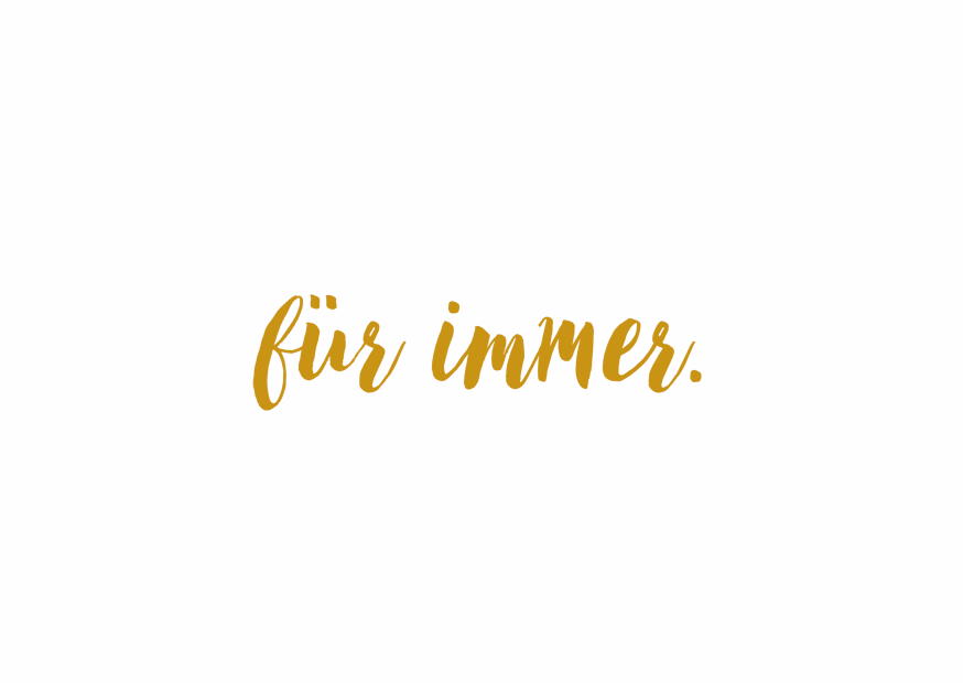 FÜR IMMER
