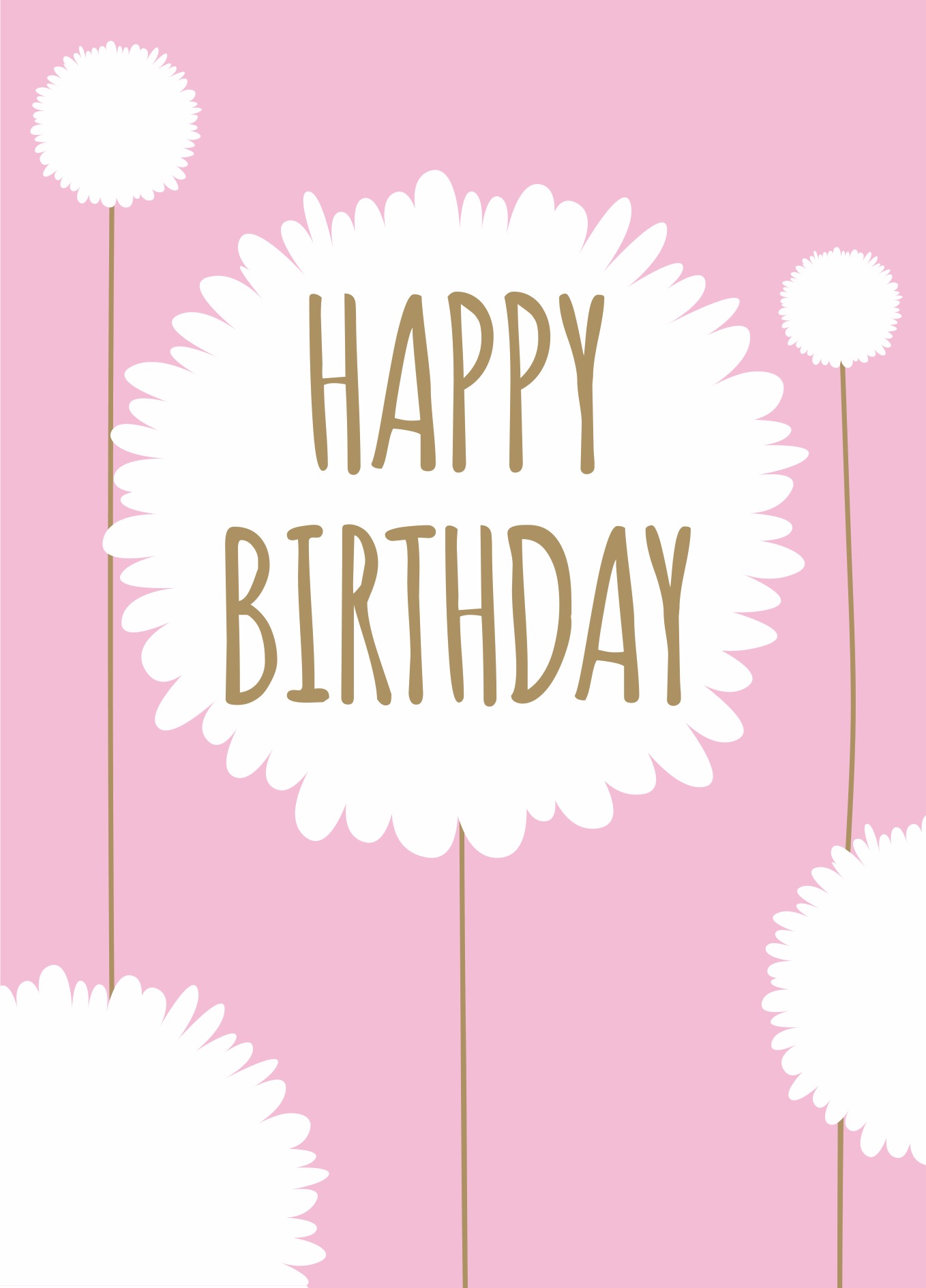 HAPPY BIRTHDAY PUSCHELBLUMEN