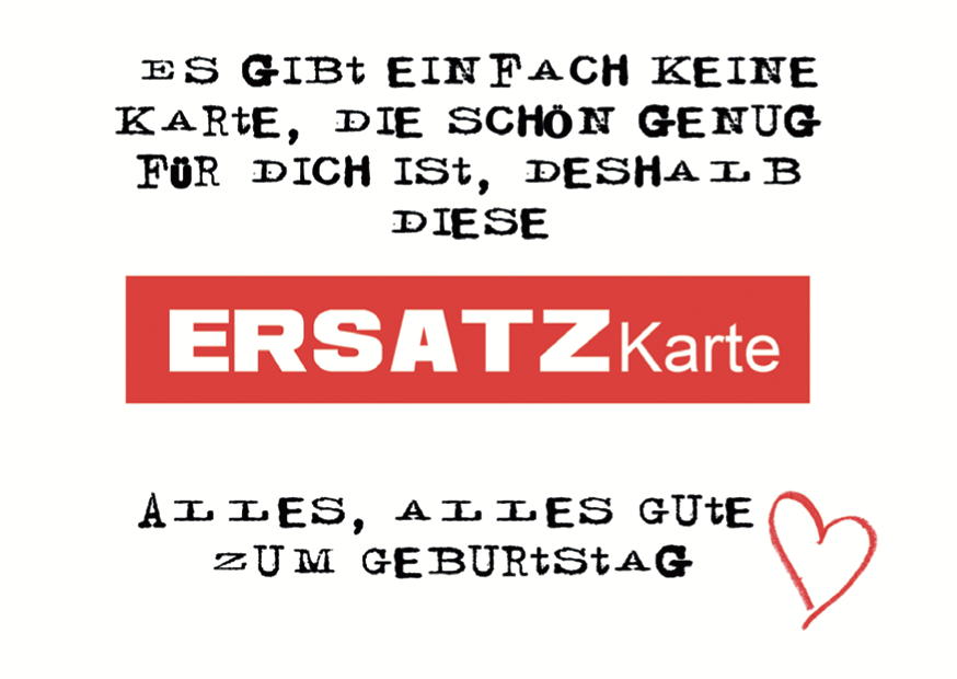 Ersatzkarte