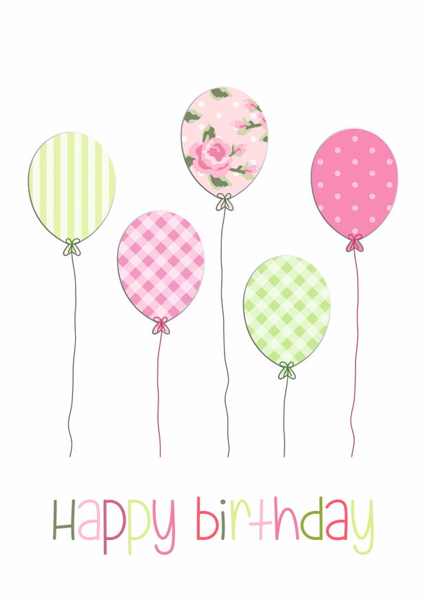 HAPPY BIRTHDAY LUFTBALLONS