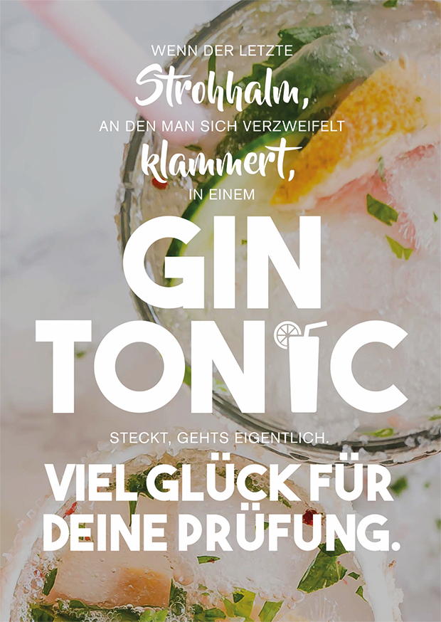 VIEL GLÜCK FÜR DEINE PRÜFUNG