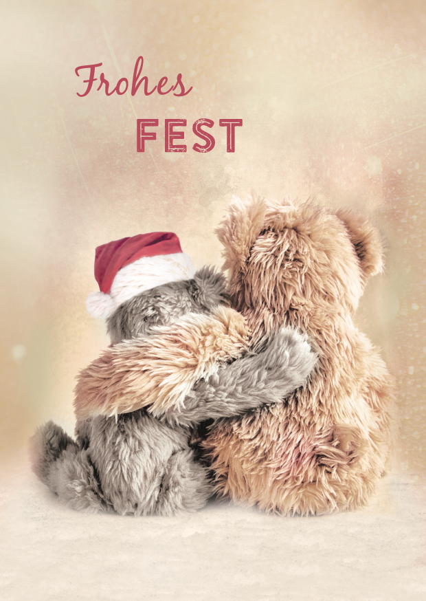 FROHES FEST ZWEI BÄREN