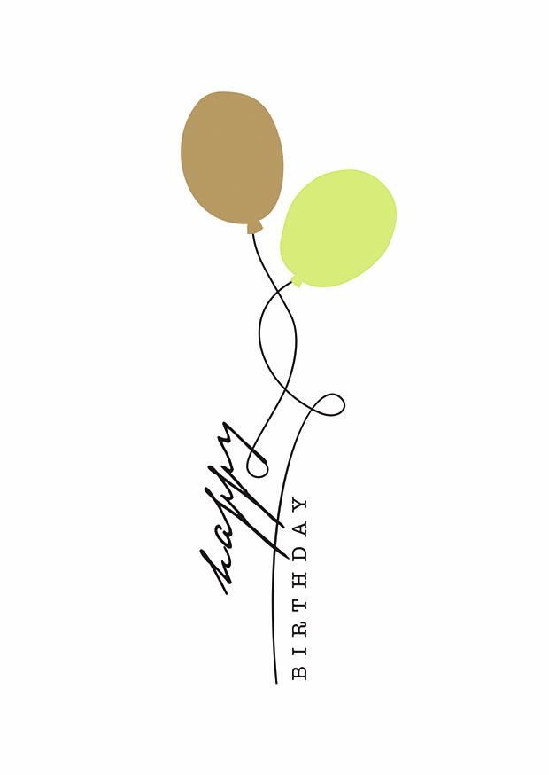 HAPPY BIRTHDAY LUFTBALLONS
