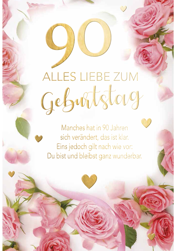 90 Alles Liebe Zum Geburtstag