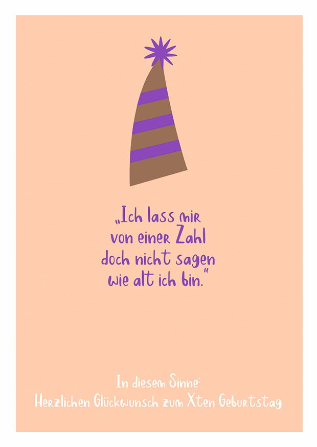 GLÜCKWUNSCH ZUM XTEN GEBURTSTAG