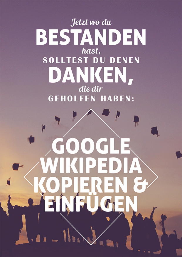 JETZT WO DU BESTANDEN HAST