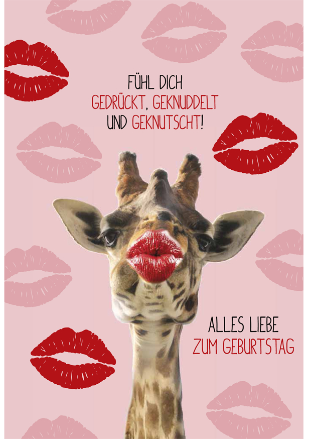 FÜHL DICH GEDRÜCKT GIRAFFE