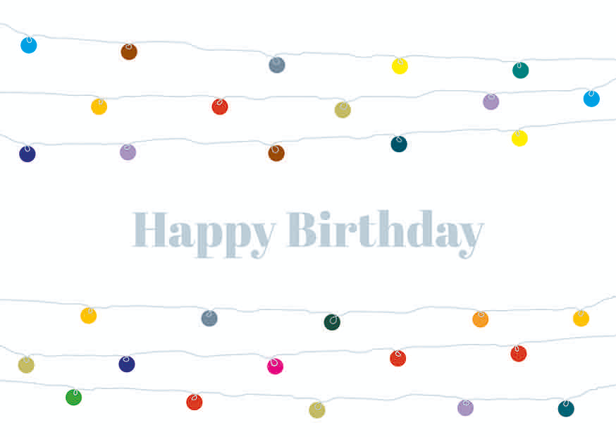 HAPPY BIRTHDAY LAMPIONKETTE