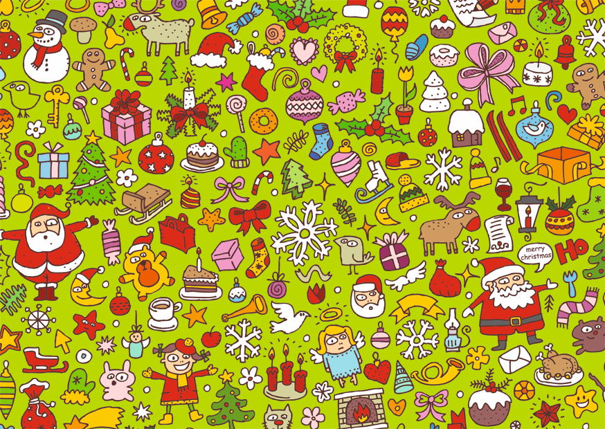 WEIHNACHTSGEWIMMEL GRÜN