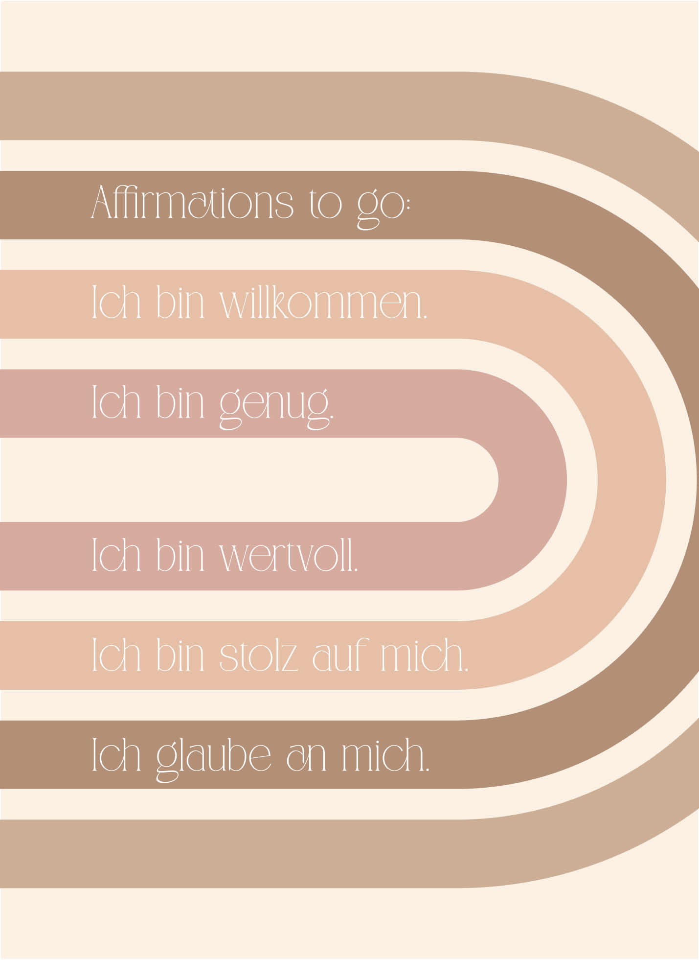 Affirmations To Go: