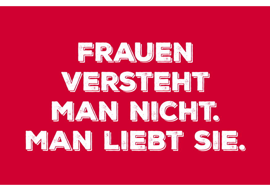 FRAUEN VERSTEHT MAN NICHT - MAGNETE SPEZIAL
