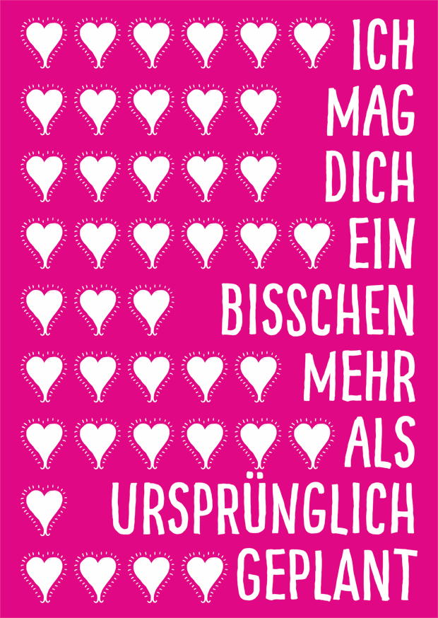 ICH MAG DICH EIN BISSCHEN MEHR