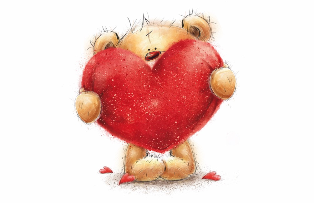 BÄR MIT HERZ - Magnete