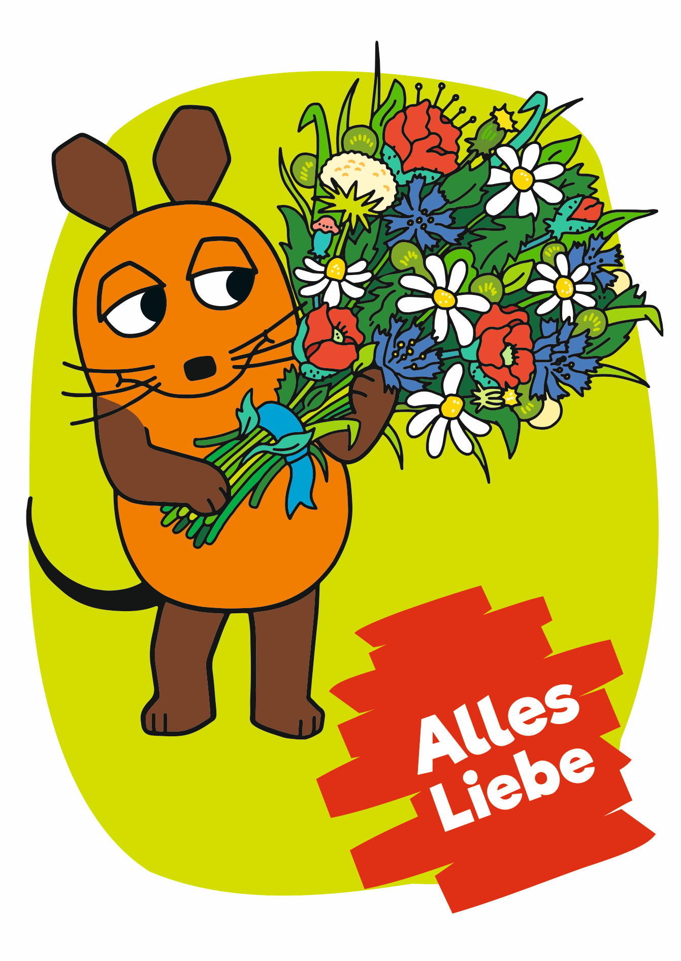 Alles Liebe Blumenstrauss