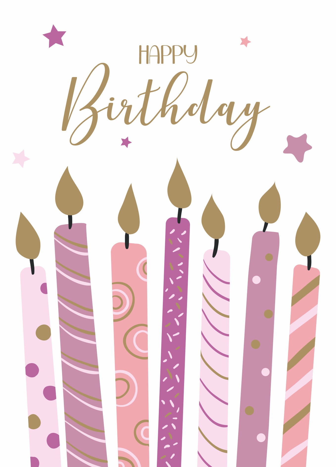 HAPPY BIRTHDAY KERZEN