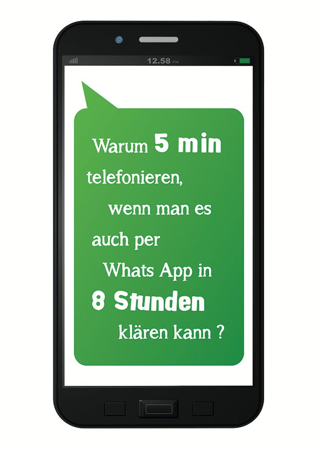 WHATS APP IN 8 STUNDEN