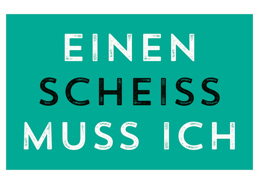 EINEN SCHEISS MUSS ICH - MAGNETE