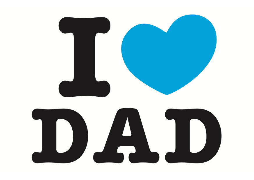 I LOVE DAD - MAGNETE