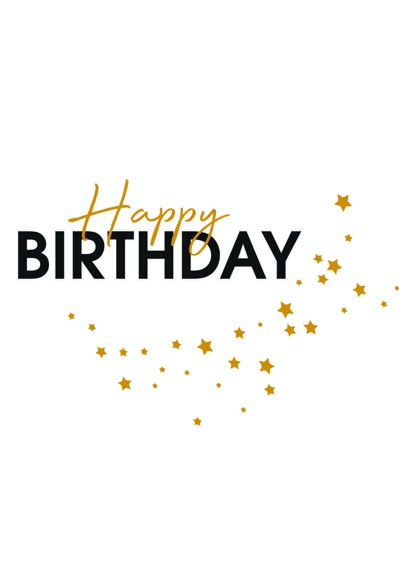 0109-6007 HAPPY BIRTHDAY STERNCHEN