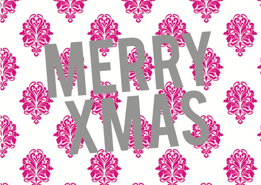 MERRY XMAS SILBER