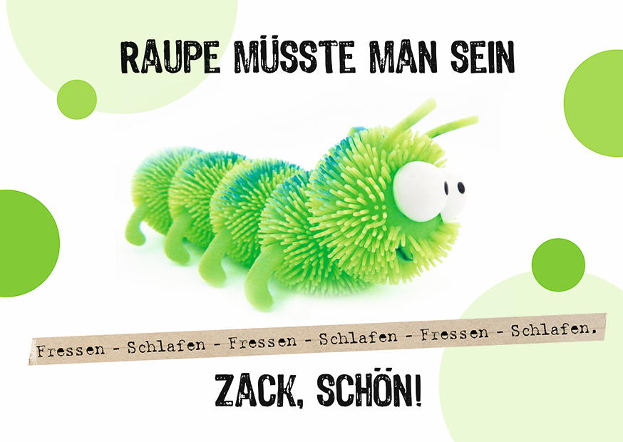 RAUPE MÜSSTE MAN SEIN