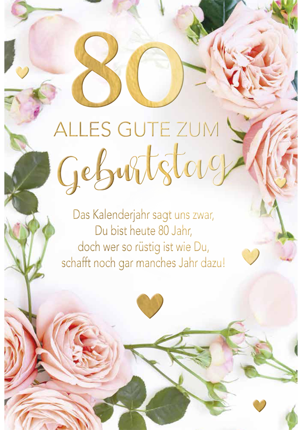 80 Alles Gute Zum Geburtstag