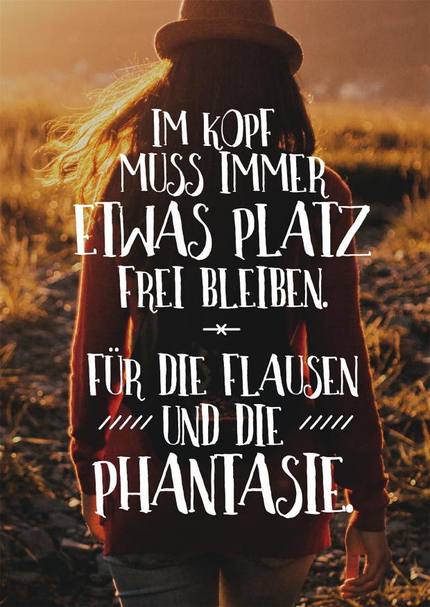 FÜR DIE FLAUSEN UND DIE PHANTASIE
