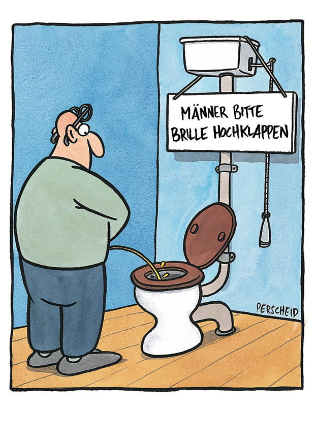MÄNNER BITTE BRILLE HOCHKLAPPEN * CG 424