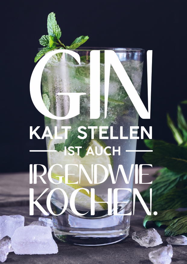 GIN KALT STELLEN IST AUCH IRGENDWIE KOCHEN