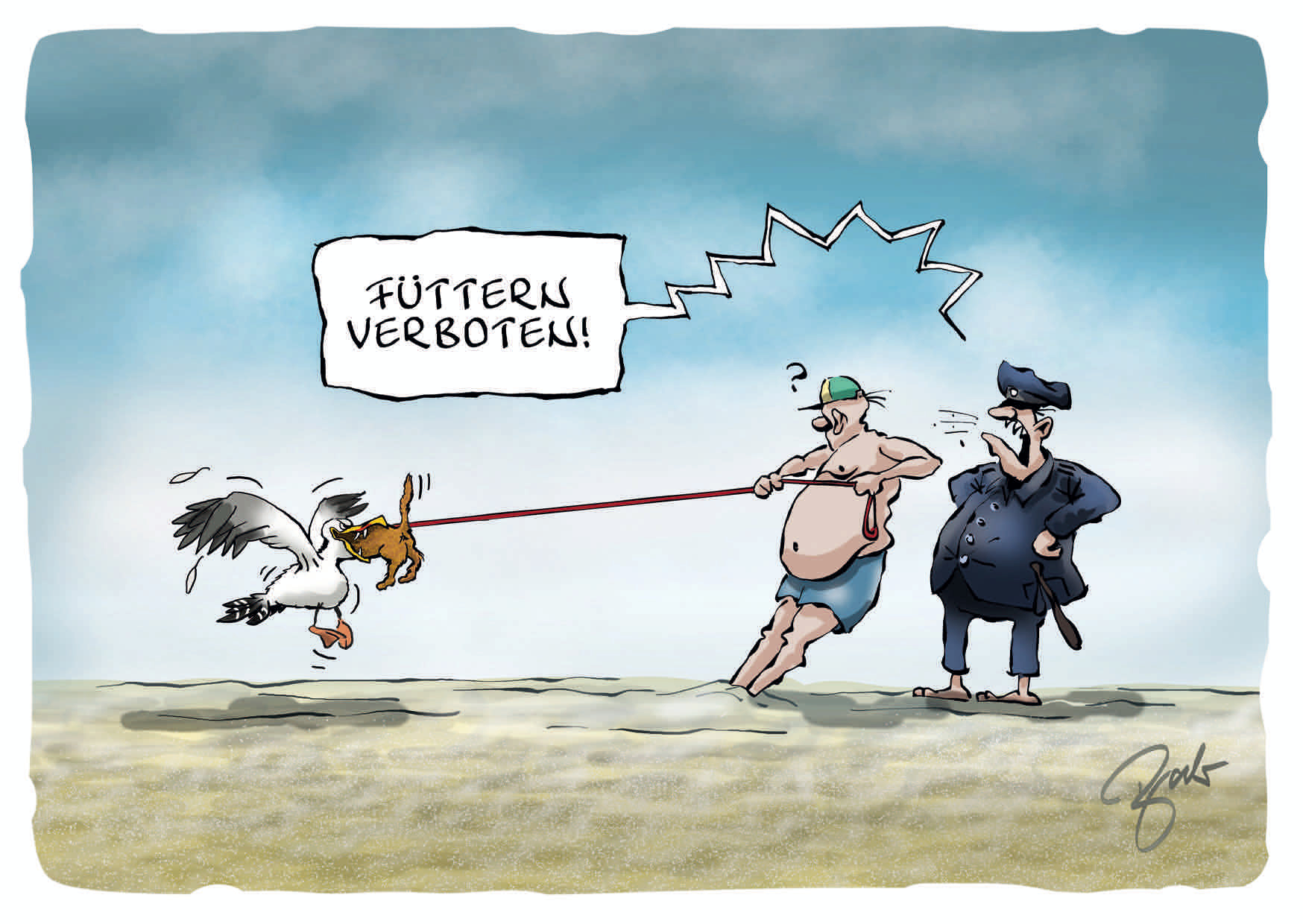 1115-4014 FÜTTERN VERBOTEN