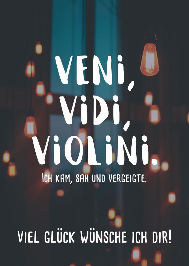 VENI,VIDI,VIOLINI