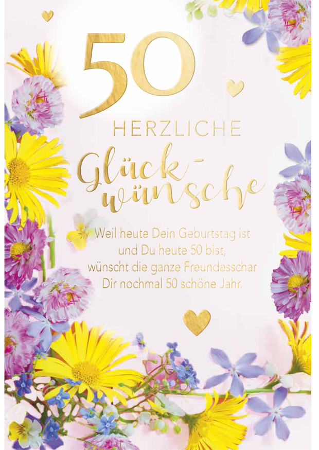 50 Herzliche Glückwünsche