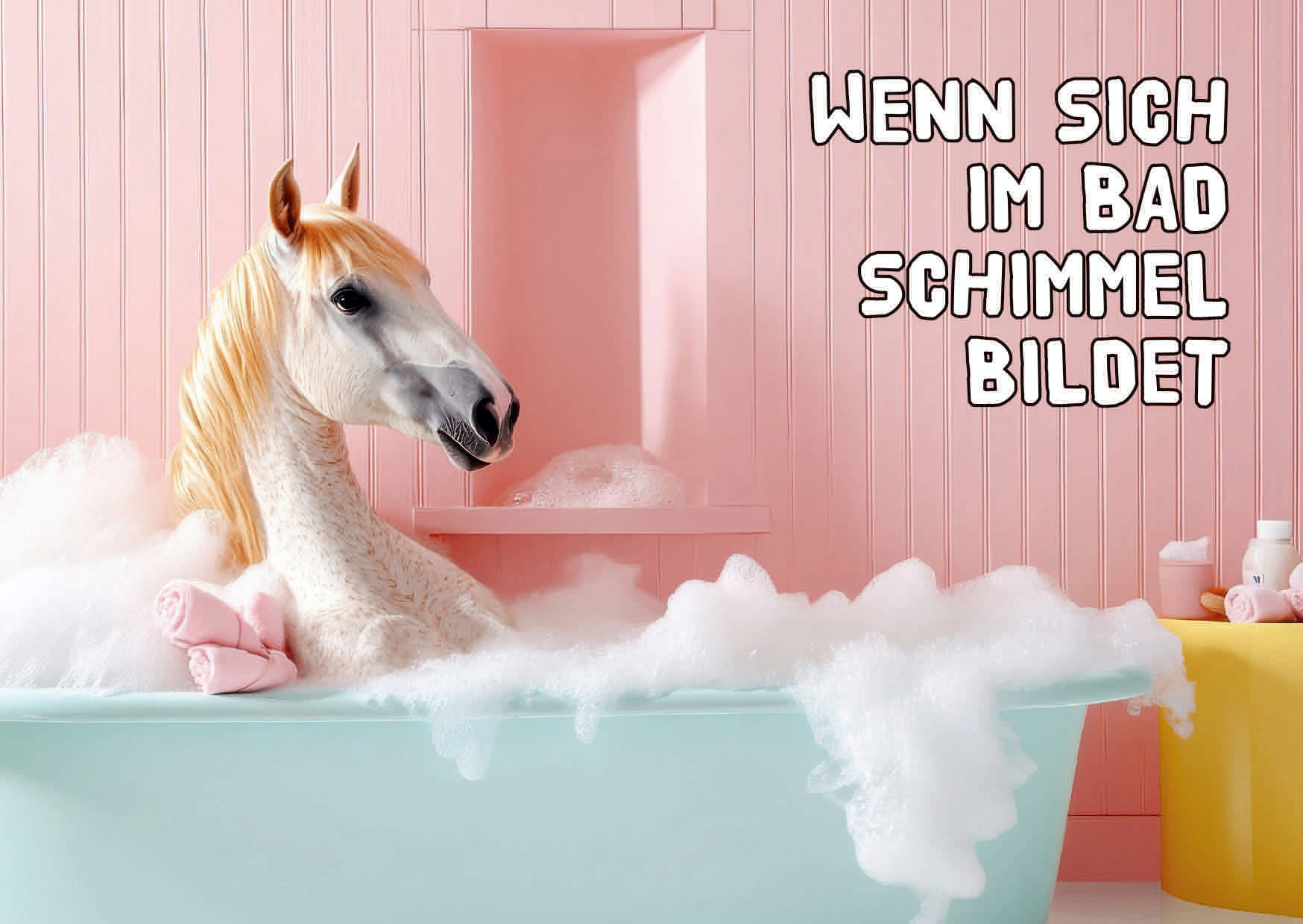 1107-151 WENN SICH SCHIMMEL IM BAD BILDET