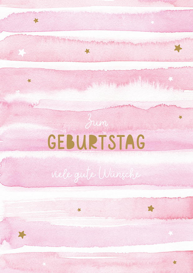 ZUM GEBURTSTAG VIELE GUTE WÜNSCHE