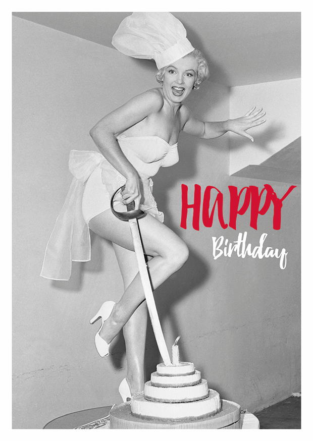 Marilyn Monroe Happy Birthday Cake