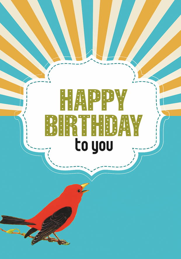 P - HAPPY BIRTHDAY TO YOU