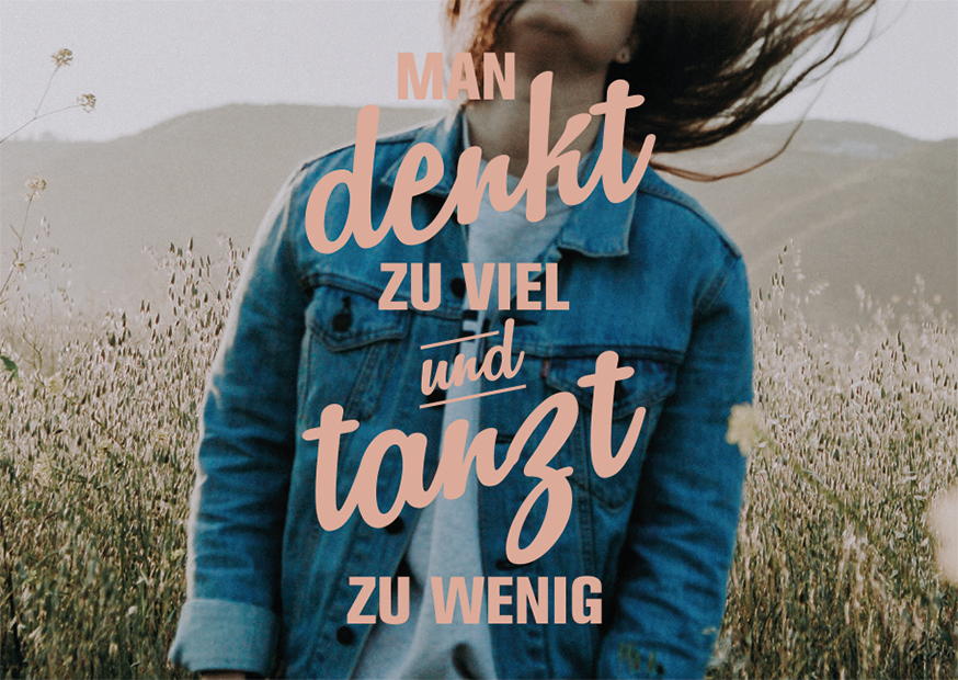MAN DENKT ZU VIEL