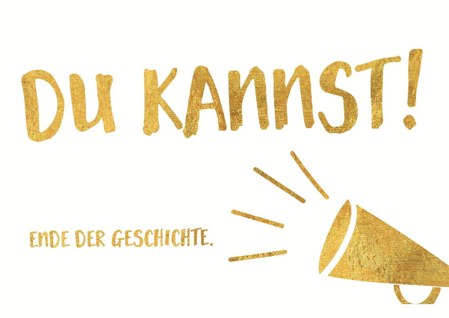 Du Kannst! Ende Der Geschichte - Magnete Gold