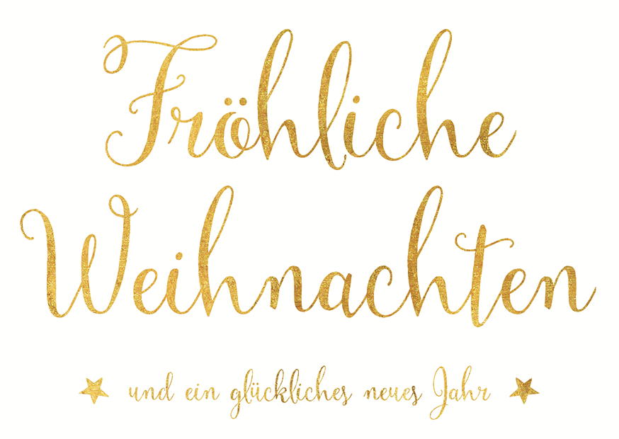 FRÖHLICHE WEIHNACHTEN