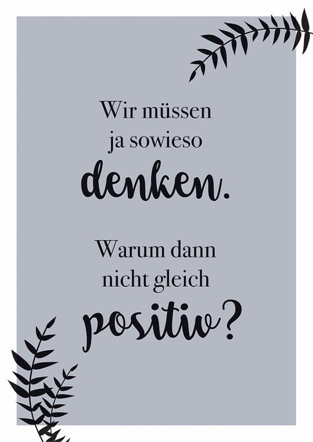 WIR MÜSSEN JA SOWIESO DENKEN,