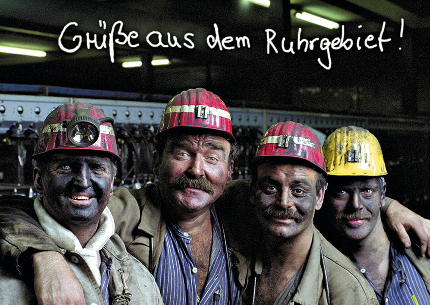 GRÜSSE AUS DEM RUHRGEBIET VIER KUMPEL