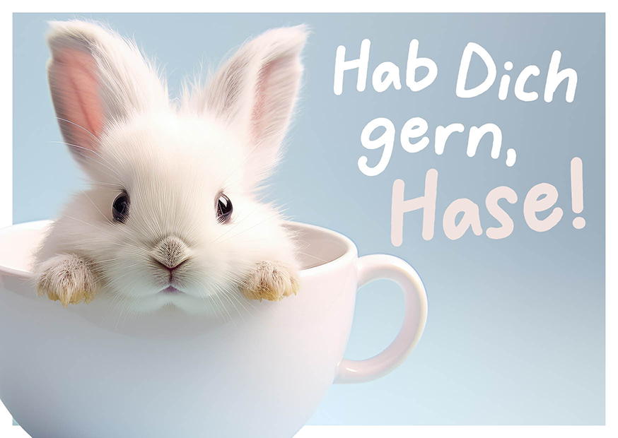 HAB DICH GERN, HASE!